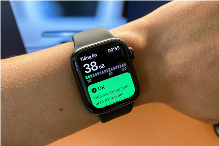 Cách đo và nhận thông báo trên Apple Watch S8 khi cường độ âm thanh quá cao