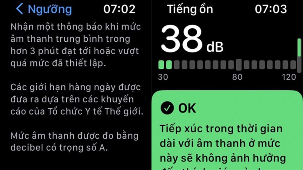 Cách đo và nhận thông báo trên Apple Watch S8 khi cường độ âm thanh quá cao - Hình 3