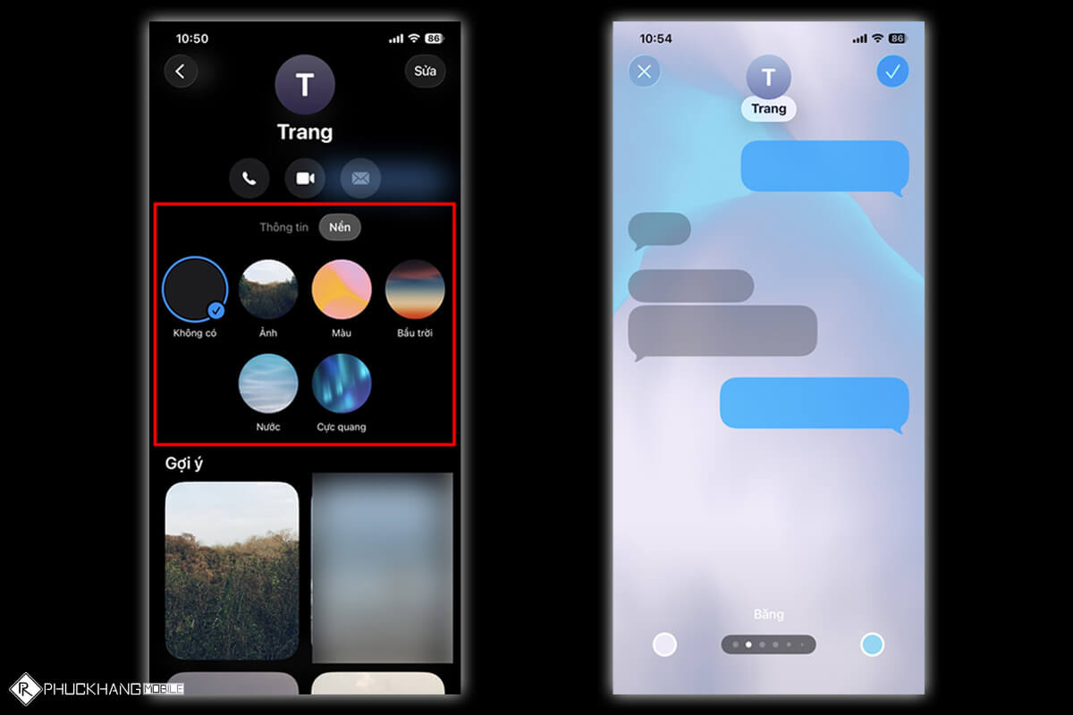 Cách đổi hình nền tin nhắn trên iPhone - Hình 3
