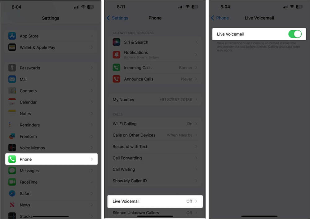 Cách dùng Live Voicemail trên iOS 17 để xem thư thoại dưới dạng văn bản