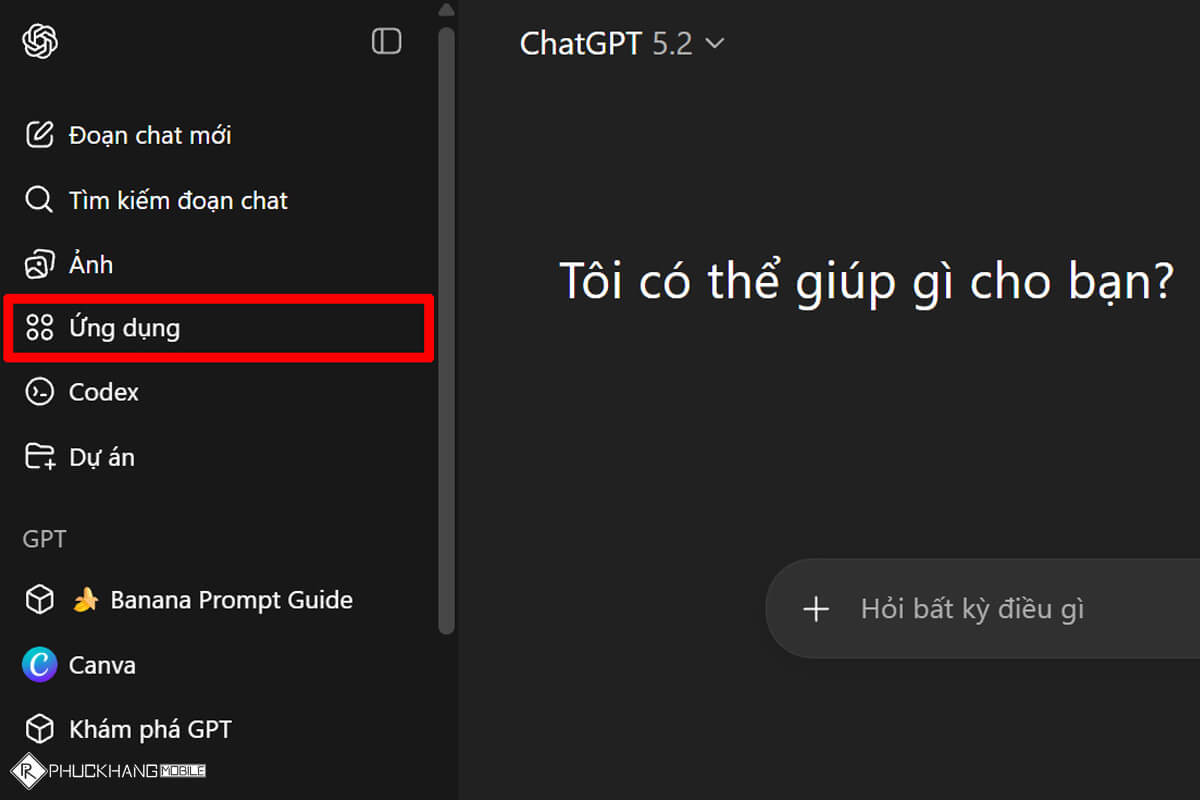Tích hợp Photoshop vào ChatGPT