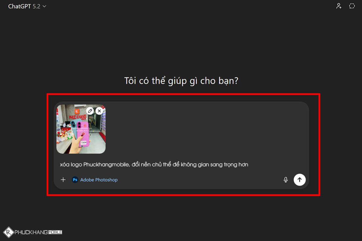 Adobe Photoshop tích hợp ChatGPT