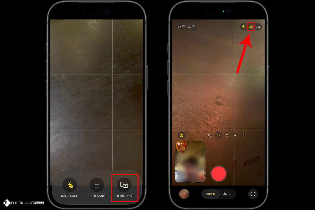 Quay hai camera cùng lúc trên iPhone