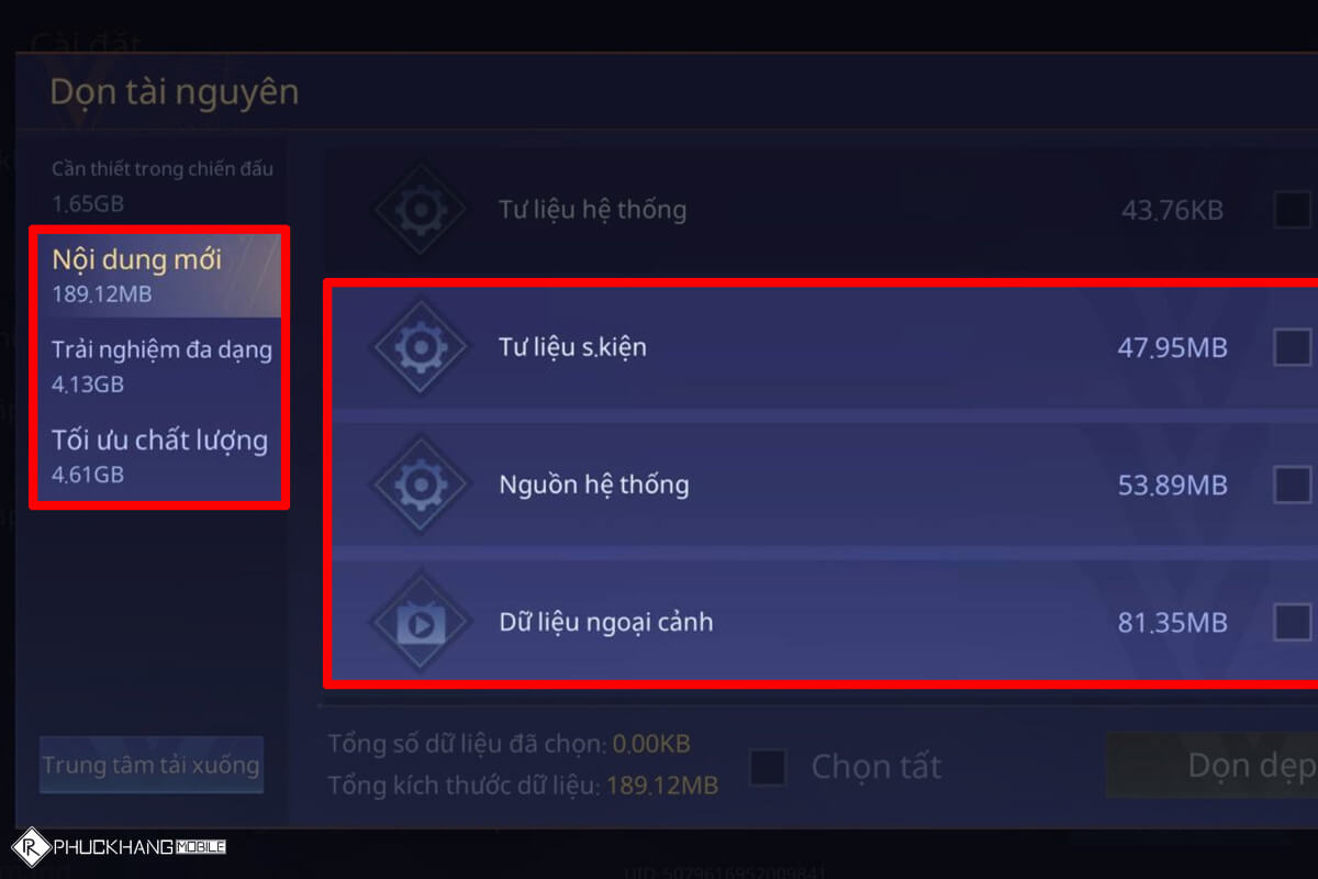 Cách giảm dung lượng Liên Quân Mobile - Hình 7