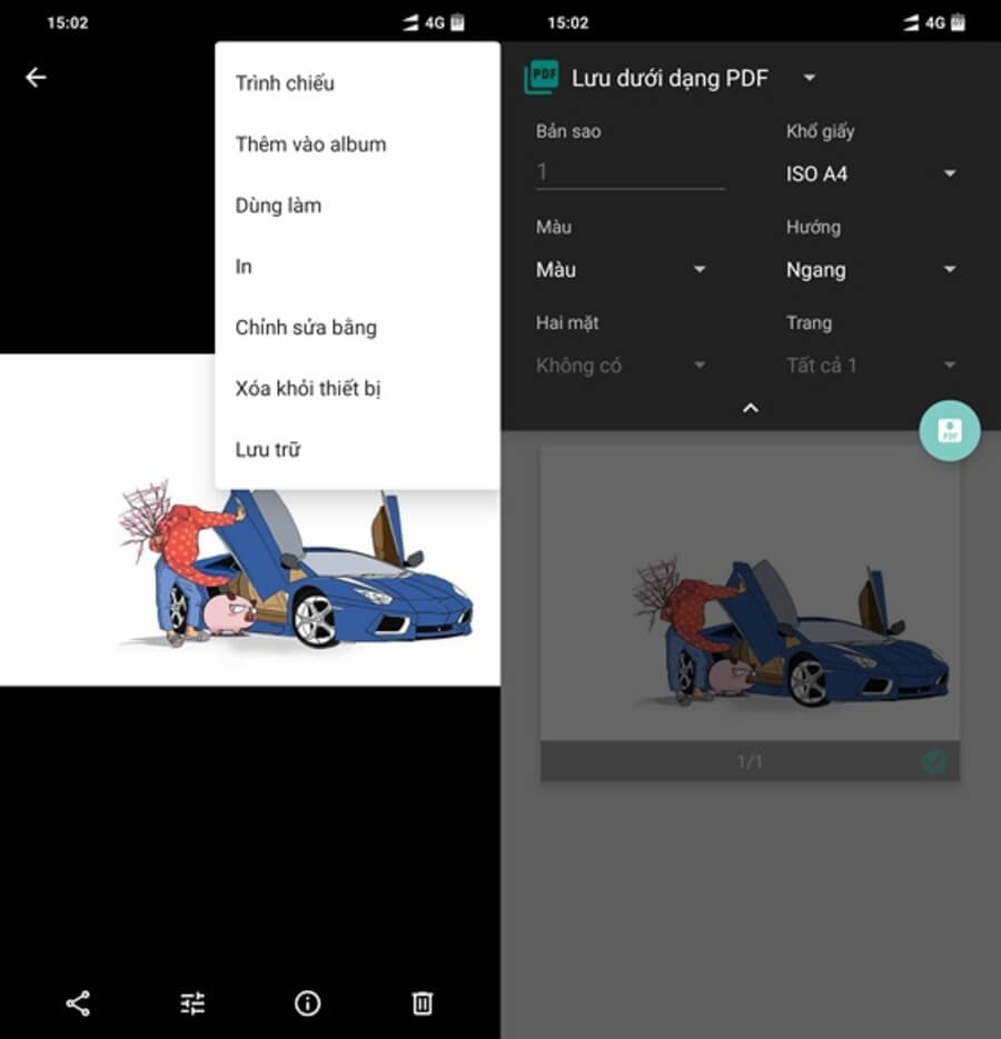 Cách in tài liệu, hình ảnh từ smartphone Android - Hình 3
