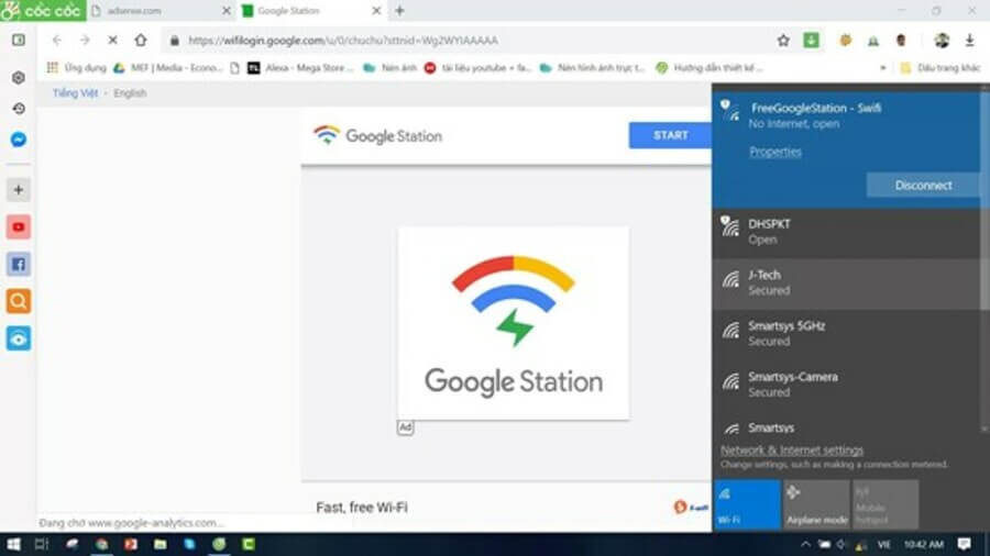 Cách kết nối WiFi miễn phí của Google tại Việt Nam - Hình 1
