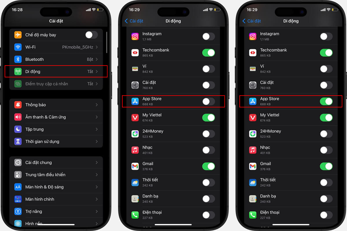 Hướng dẫn cách khắc phục iPhone không thể kết nối App Store - Hình 2 Cách khắc phục iPhone không thể kết nối App Store - Hình 2