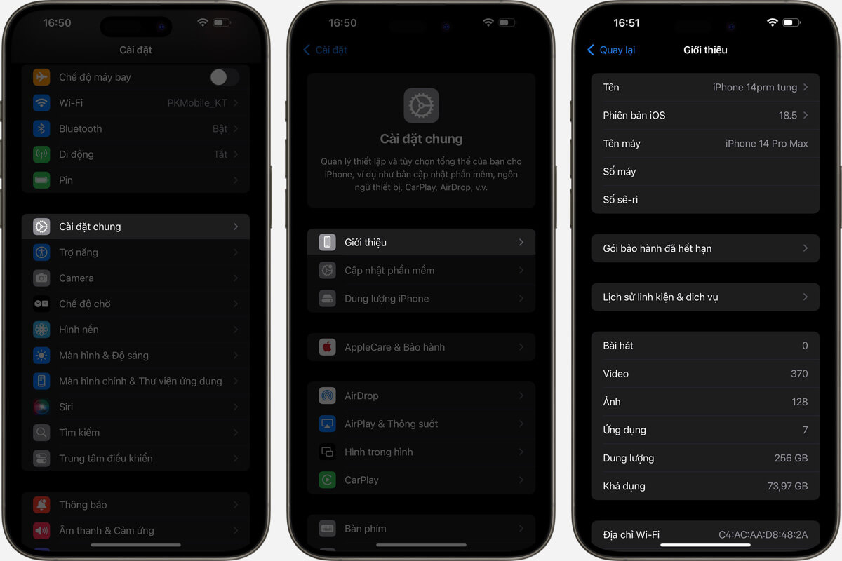 Cập nhật cấu hình mạng cho iPhone