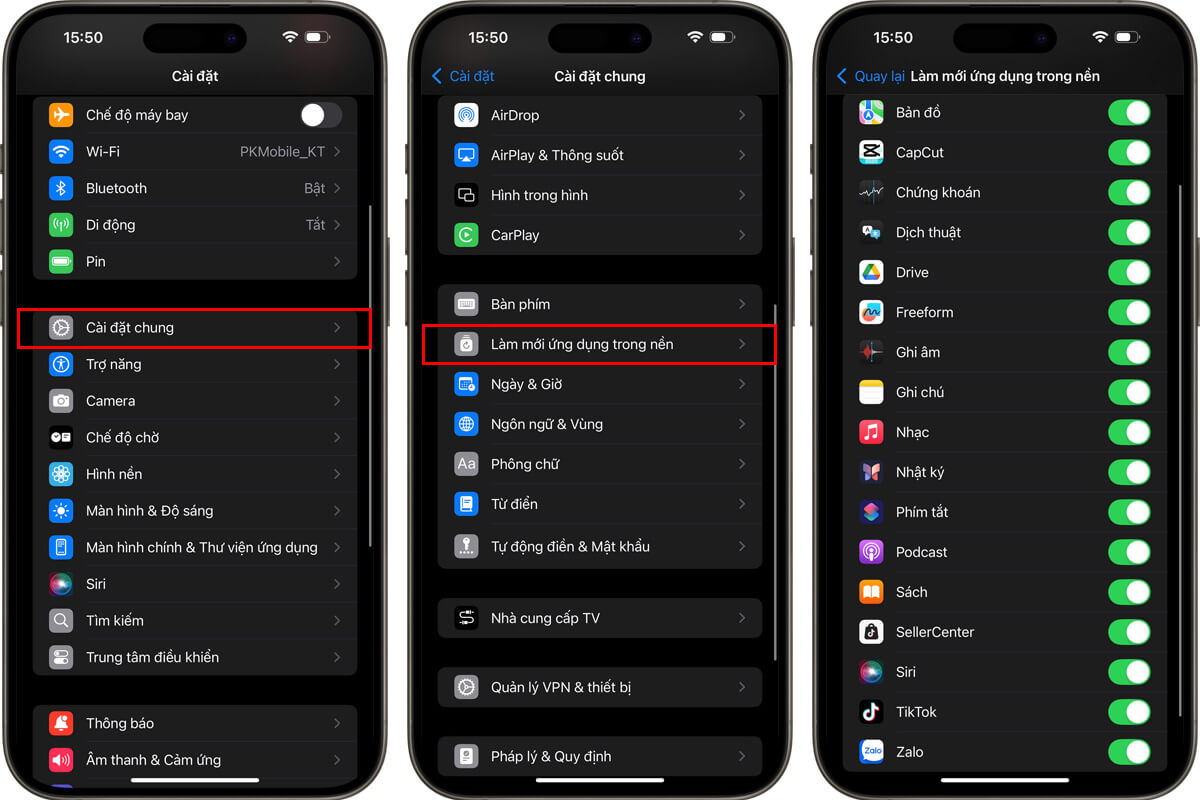 Cách khắc phục lỗi iPhone chạy iOS 26 nóng máy - Hình 1 Tắt ứng dụng nền