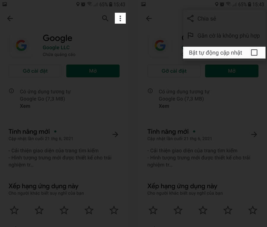 Cách khắc phục smartphone Android gặp lỗi ứng dụng Google liên tục dừng - Hình 4 Cách khắc phục smartphone Android gặp lỗi ứng dụng Google liên tục dừng - Hình 4