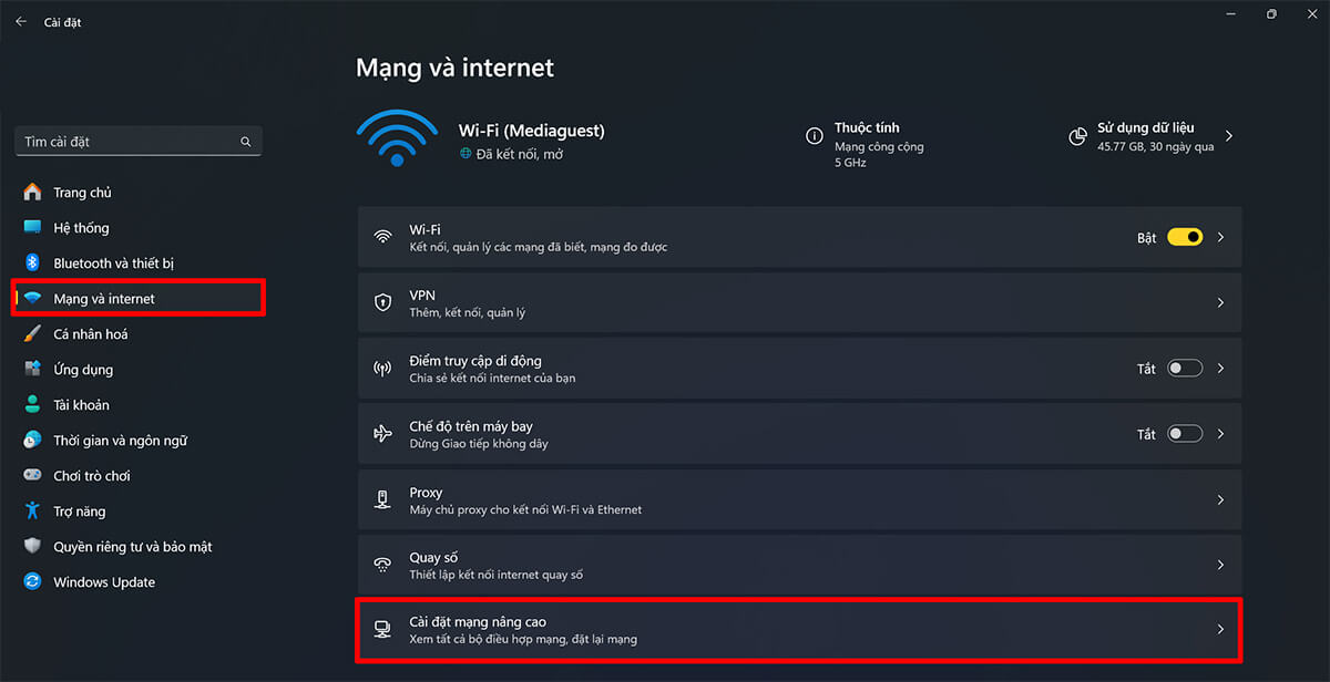 Cách khắc phục lỗi wifi trên Windows 11 - Hình 2