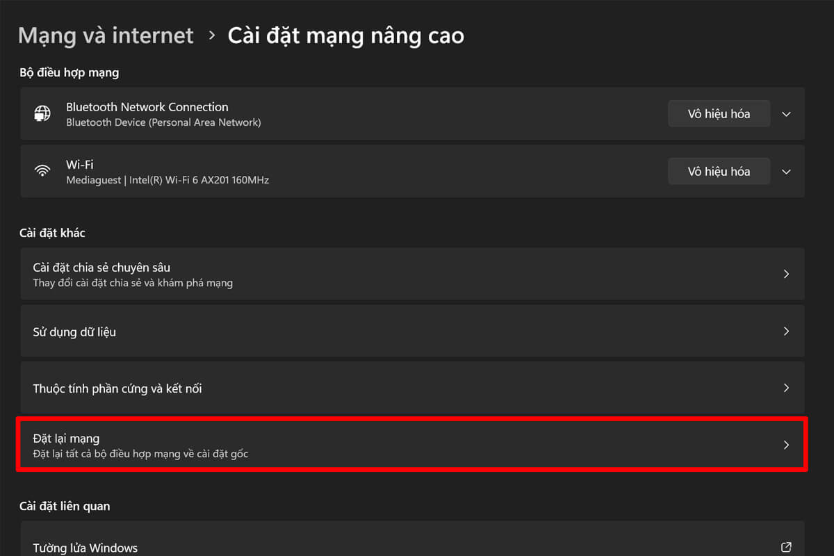 Cách khắc phục lỗi wifi trên Windows 11 - Hình 3