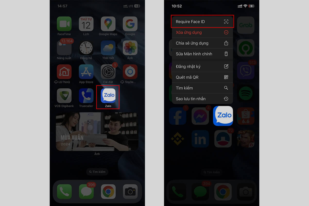 Hướng dẫn cách khóa ứng dụng trên iPhone bằng Face ID mà bạn nên thử ngay - Hình 1 Cách khóa ứng dụng bằng Face ID - Hình 1