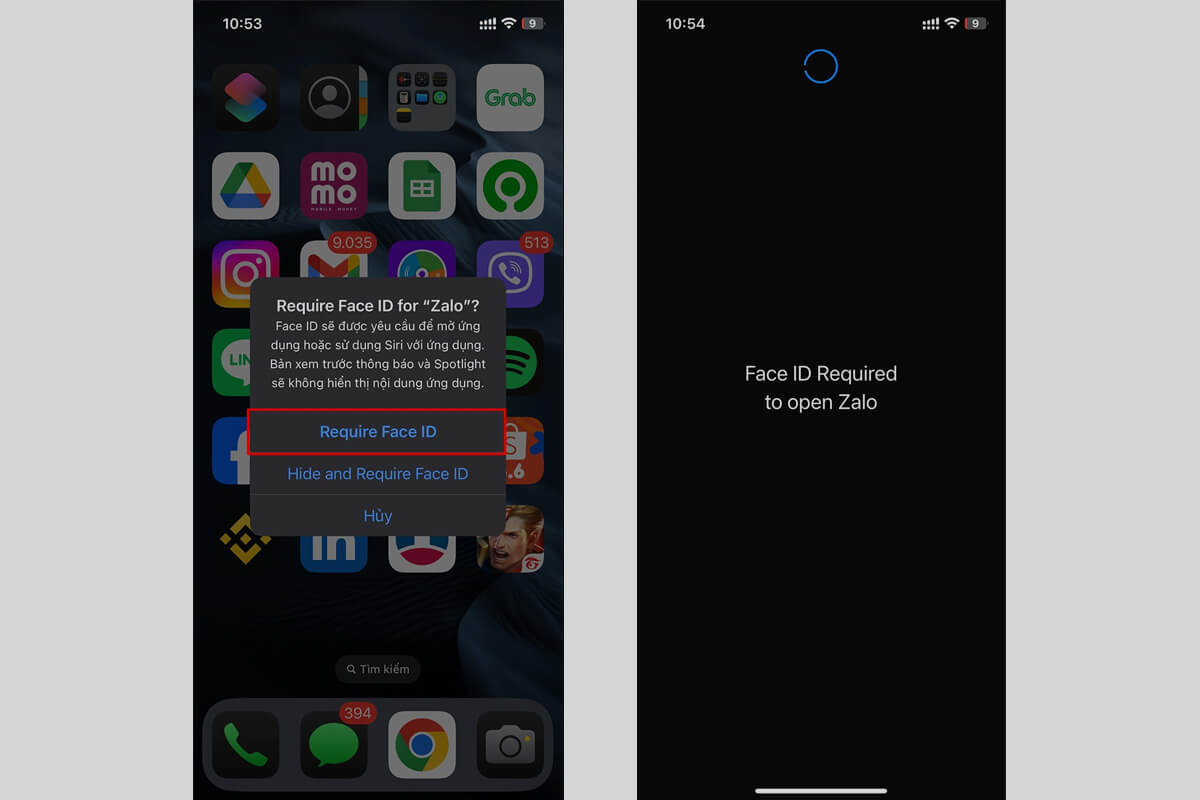 Hướng dẫn cách khóa ứng dụng trên iPhone bằng Face ID mà bạn nên thử ngay - Hình 2 Cách khóa ứng dụng bằng Face ID - Hình 2