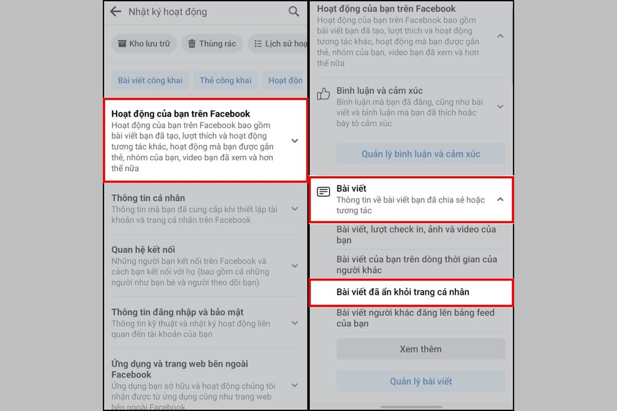 Cách khôi phục bài đăng bị ẩn trên Facebook - Hình 2