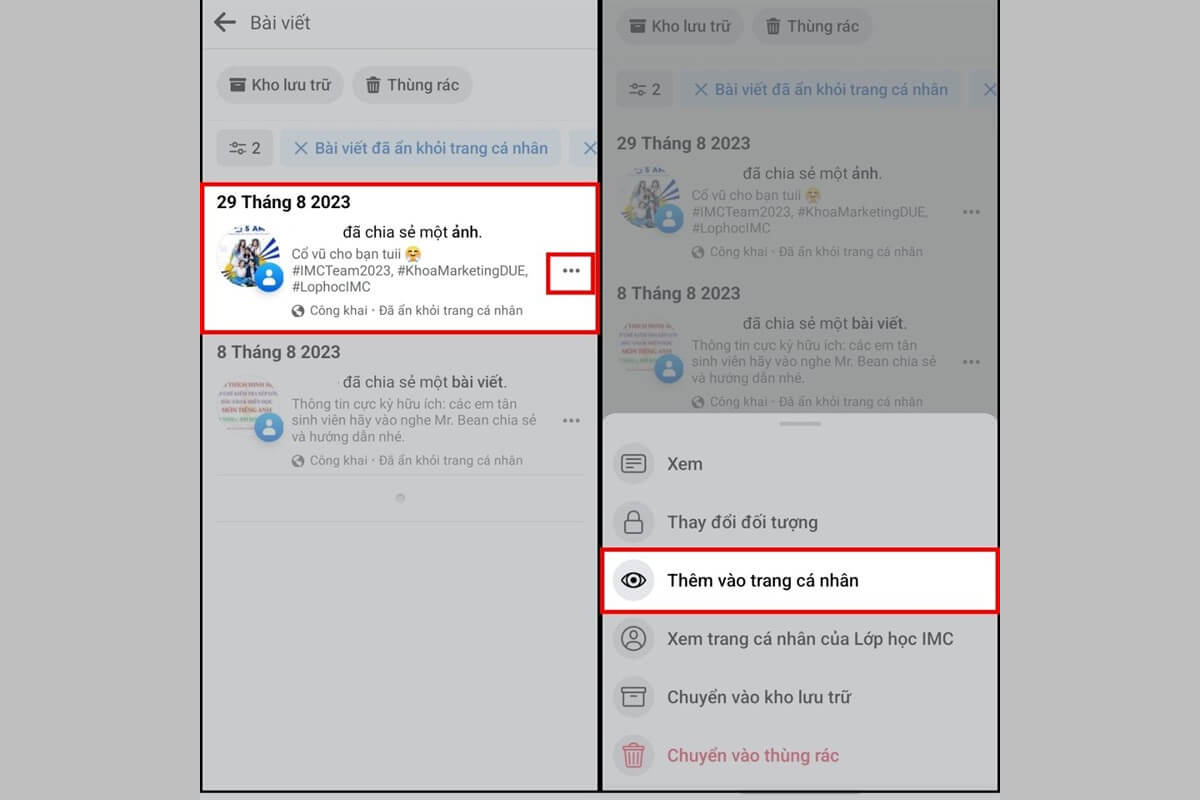 Cách khôi phục bài đăng bị ẩn trên Facebook - Hình 4