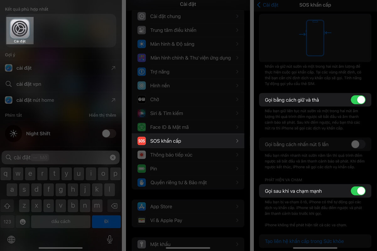 Cách kích hoạt tính năng phát hiện va chạm trên iPhone