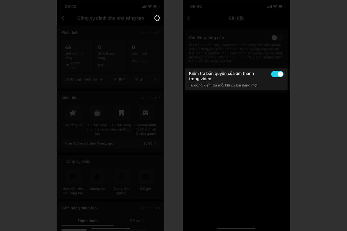 Cách kiểm tra bản quyền âm thanh video TikTok cực đơn giản và dễ làm - Hình 2 Cách kiểm tra bản quyền âm thanh video TikTok - Hình 2