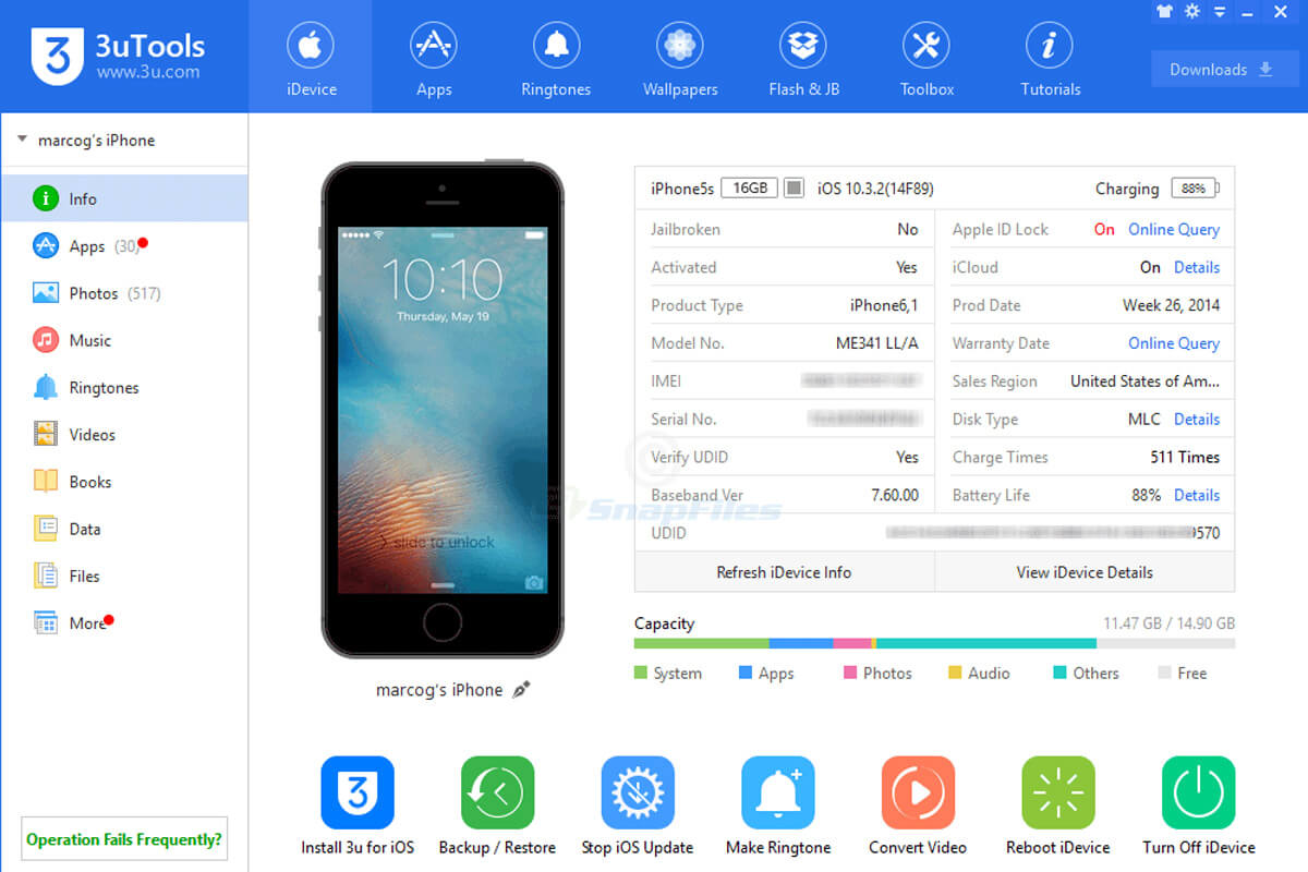 Cách kiểm tra iPhone đã ép kính, thay pin