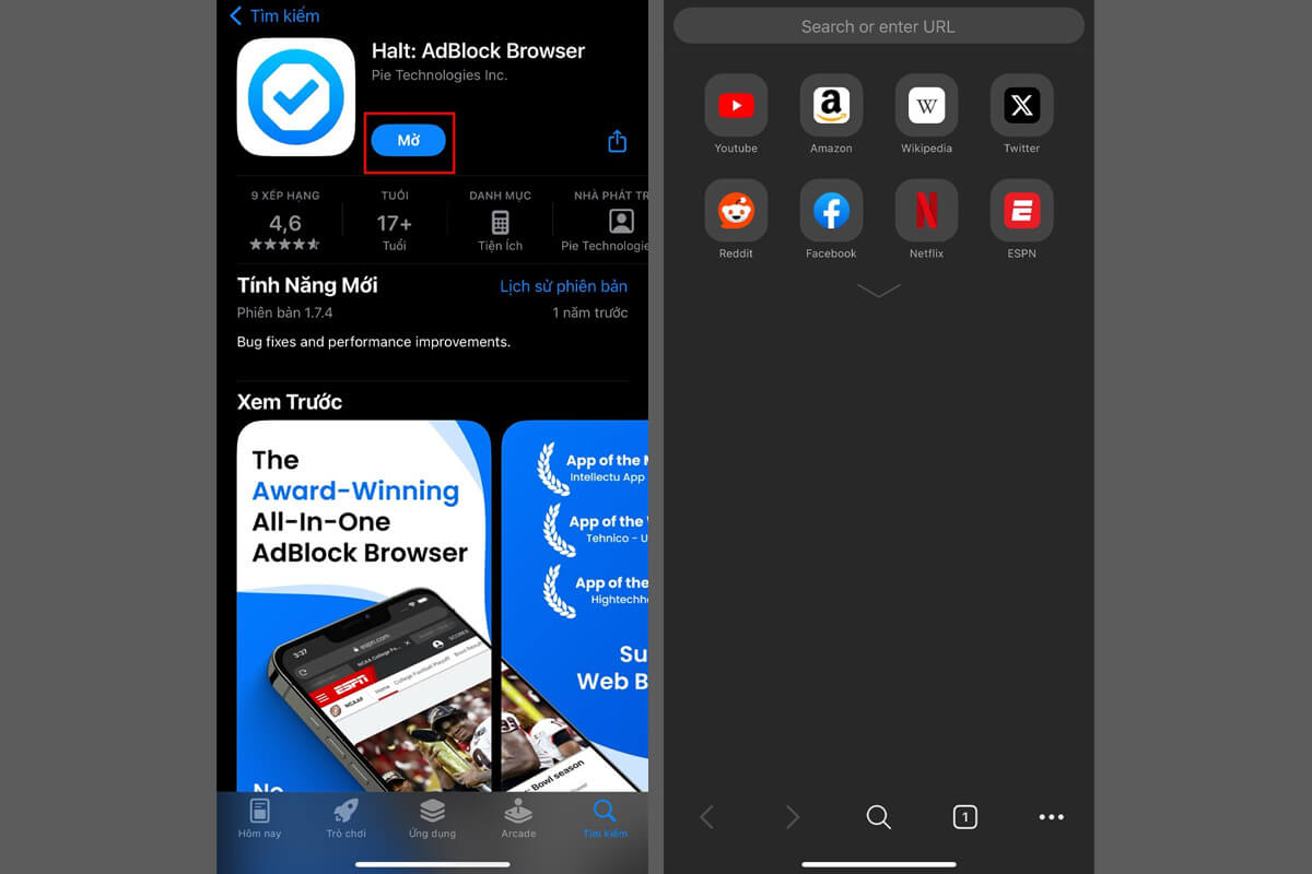 Cách ngăn cửa sổ nhảy lên khi duyệt web trên iPhone - Hình 1 Cách ngăn cửa sổ nhảy lên khi duyệt web trên iPhone - Hình 1