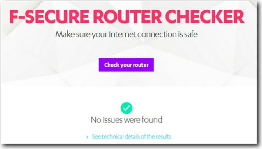 F-Secure Router Checker