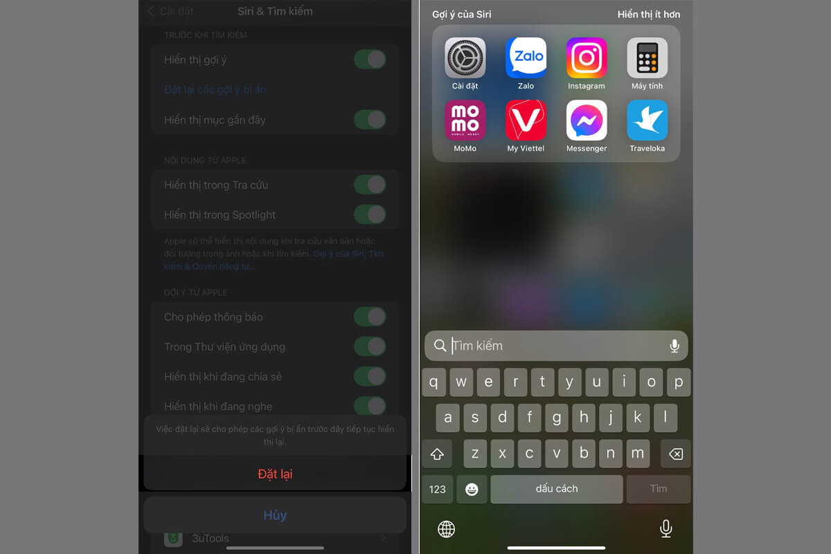 Hướng dẫn cách reset gợi ý Siri bị ẩn trên iPhone - Hình 2