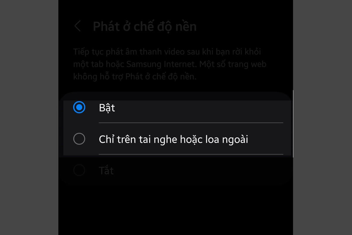 Cách nghe nhạc trên YouTube khi tắt màn hình điện thoại Samsung - Hình 3 Cách nghe nhạc trên YouTube khi tắt màn hình điện thoại Samsung - Hình 3