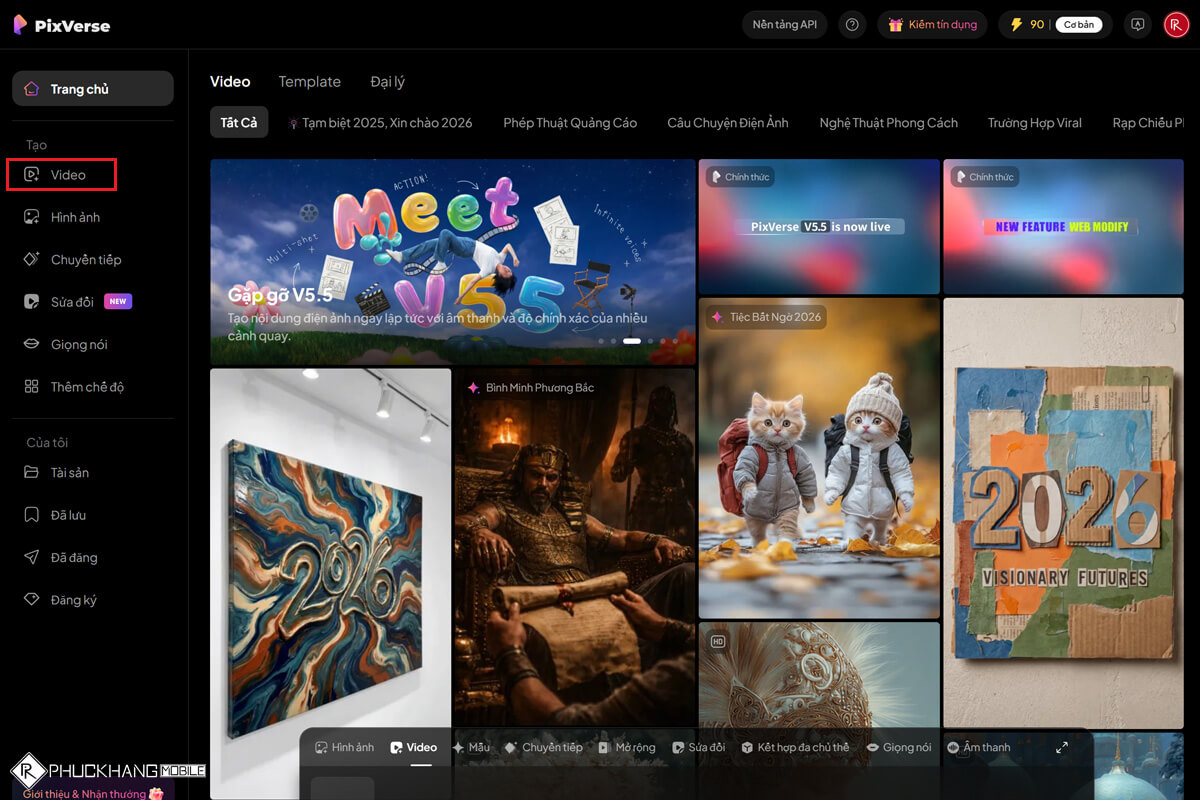 Cách sử dụng PixVerse AI để tạo video và hình ảnh cực đơn giản - Hình 4 AI tạo video ngắn