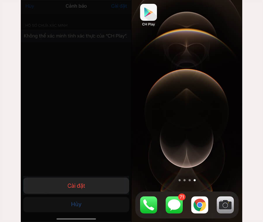 Cách tải ứng dụng CH Play cho iPhone để troll bạn bè mà không phải ai cũng biết - Hình 2 Cách tải ứng dụng CH Play cho iPhone để troll bạn bè mà không phải ai cũng biết - Hình 2
