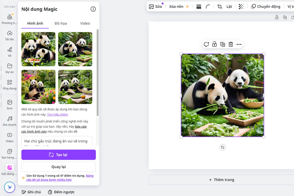 Cách tạo ảnh từ văn bản bằng Canva AI đơn giản nhưng không phải ai cũng biết - Hình 6 Cách tạo ảnh từ văn bản bằng Canva AI - Hình 6