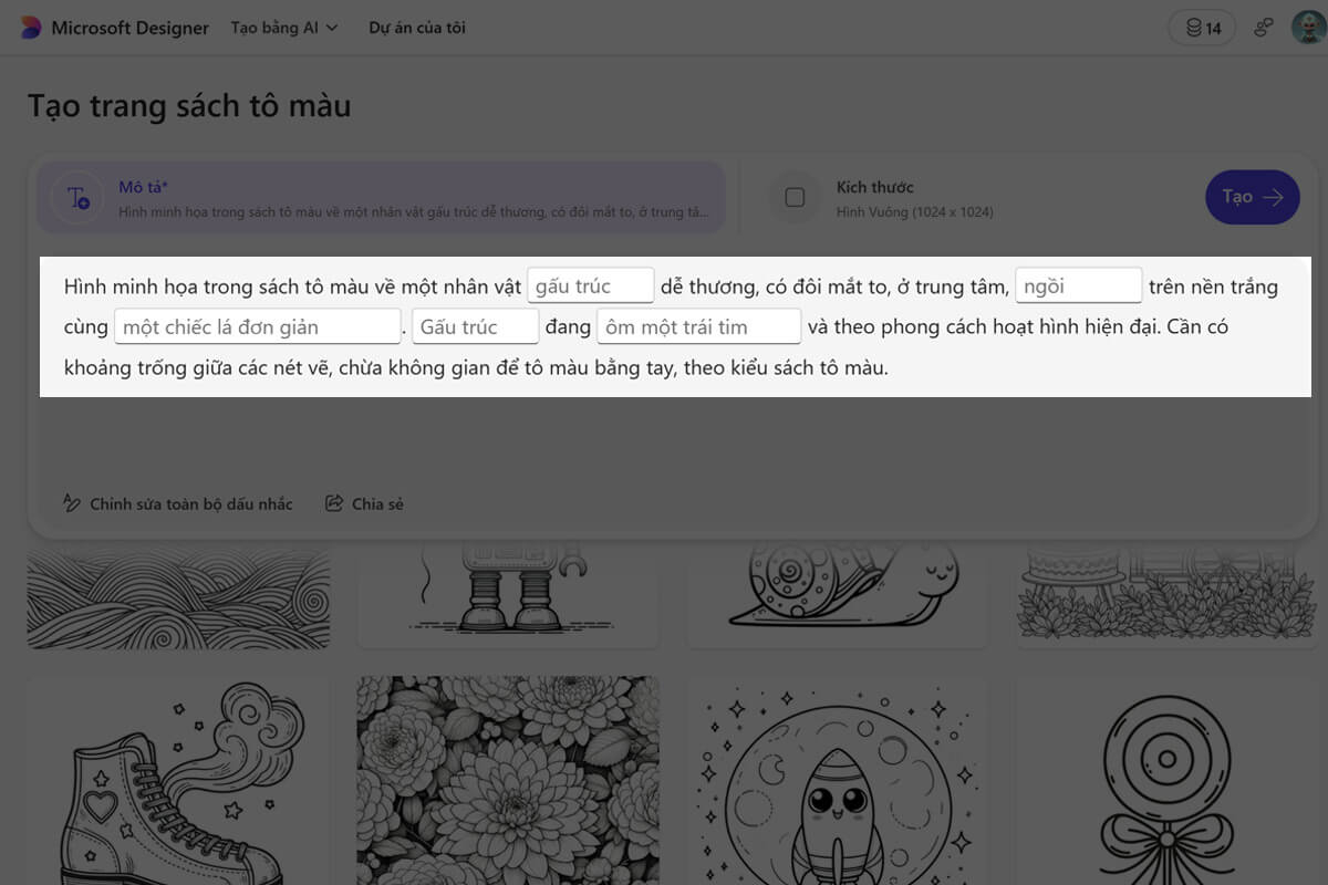 Cách tạo tranh tô màu miễn phí bằng AI nhanh chóng, đẹp mắt - Hình 3 Cách tạo tranh tô màu miễn phí bằng AI - Hình 3