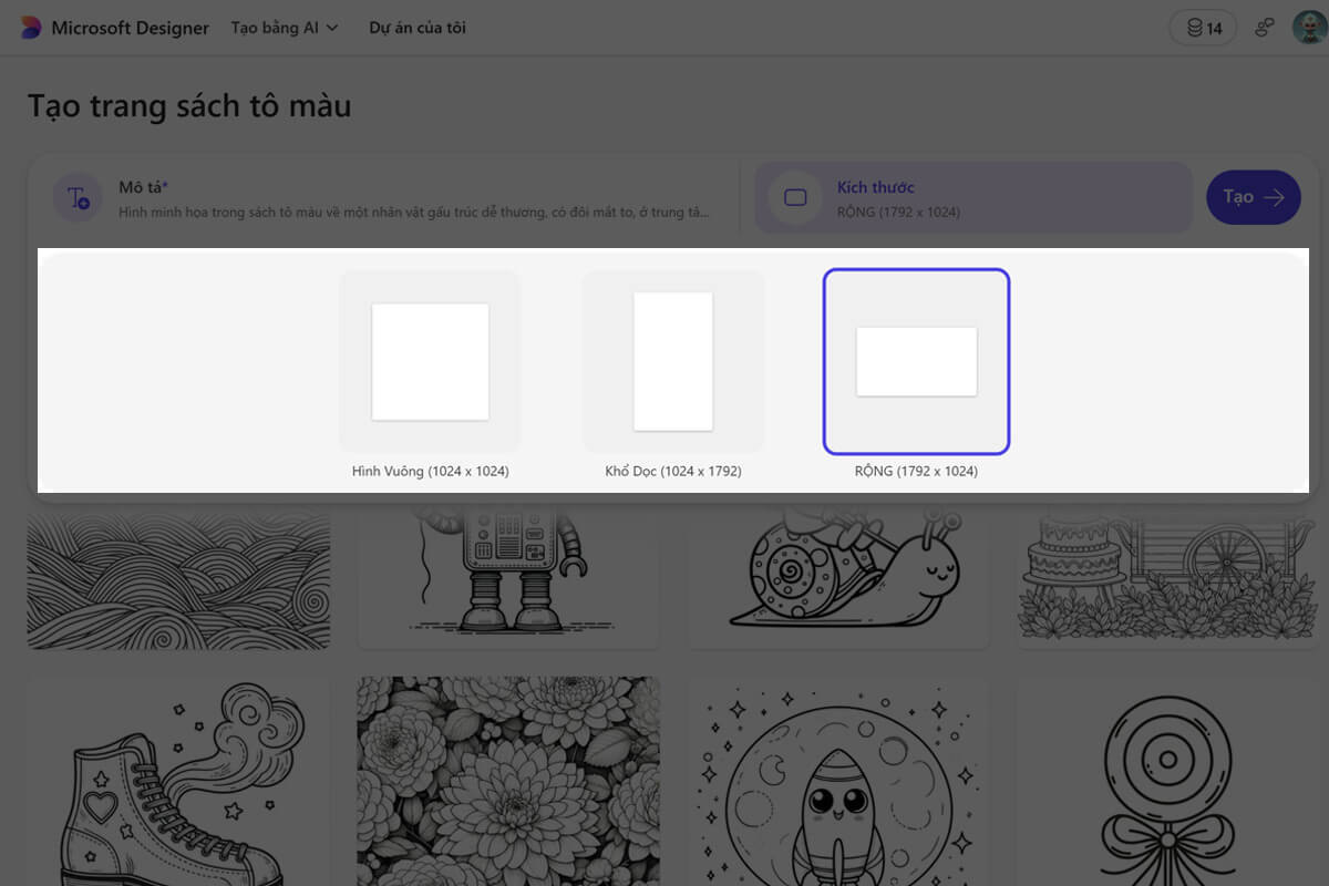 Cách tạo tranh tô màu miễn phí bằng AI nhanh chóng, đẹp mắt - Hình 4 Cách tạo tranh tô màu miễn phí bằng AI - Hình 4