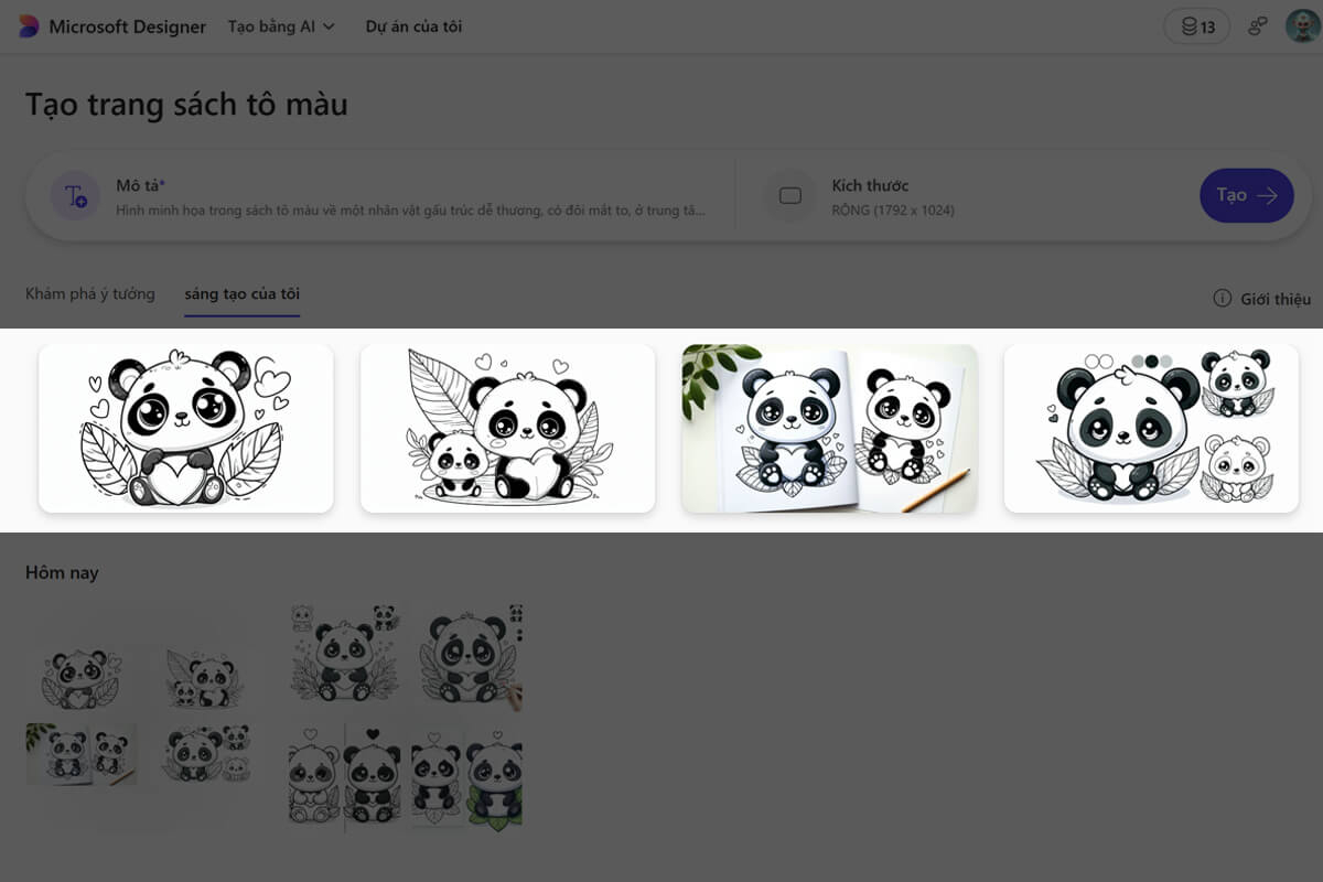 Cách tạo tranh tô màu miễn phí bằng AI nhanh chóng, đẹp mắt - Hình 5 Cách tạo tranh tô màu miễn phí bằng AI - Hình 5