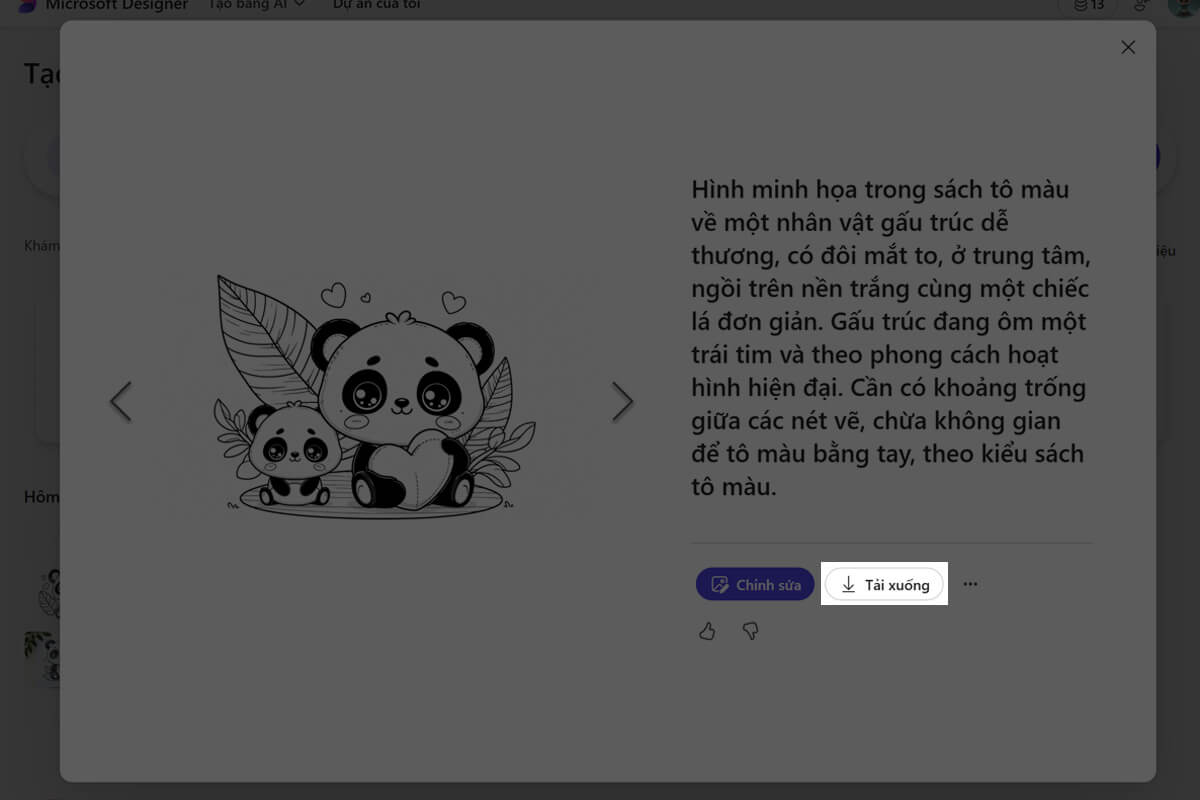 Cách tạo tranh tô màu miễn phí bằng AI nhanh chóng, đẹp mắt - Hình 6 Cách tạo tranh tô màu miễn phí bằng AI - Hình 6