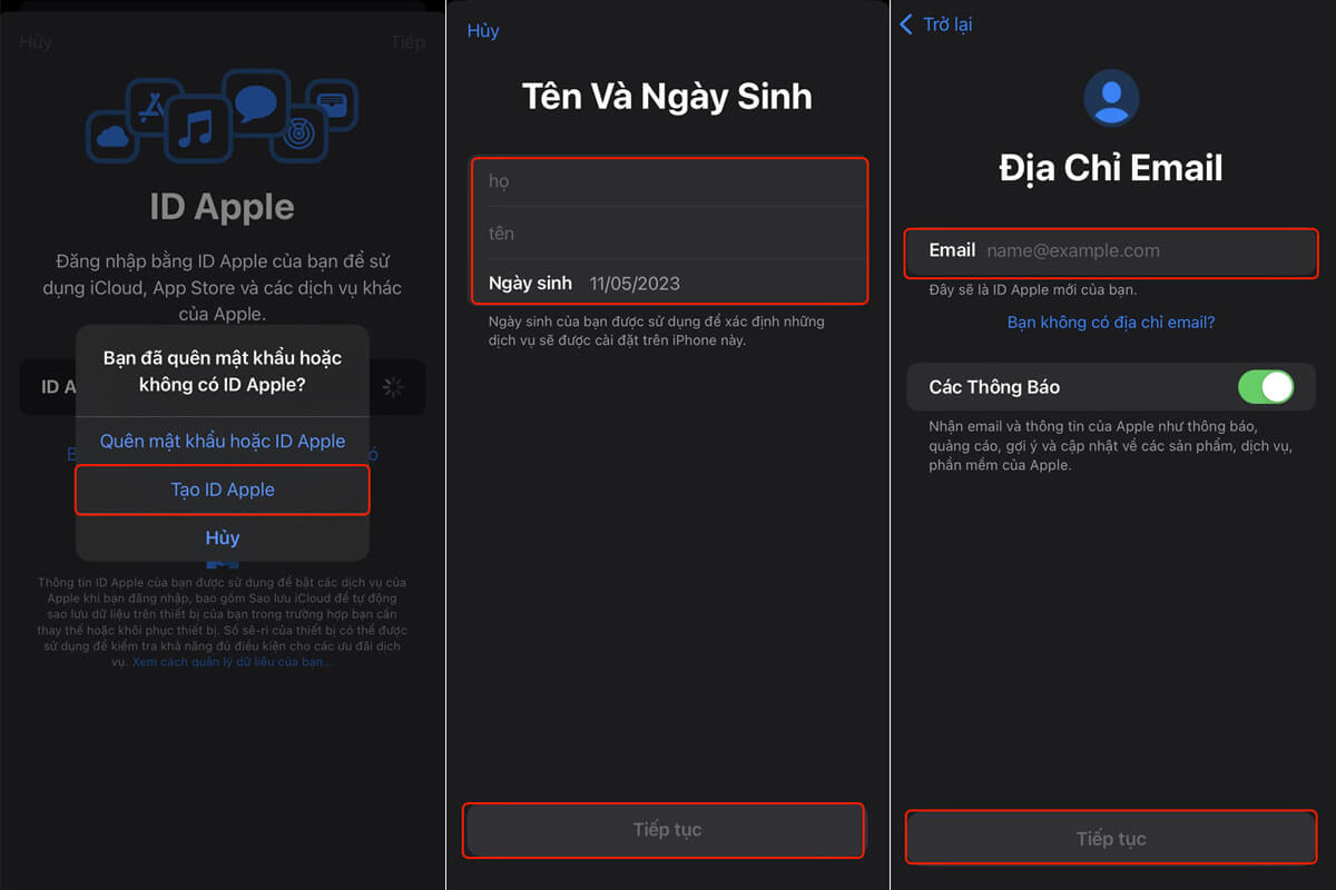 Cách tạo tài khoản iCloud cực đơn giản mà ai cũng làm được - Hình 2 Cách tạo tài khoản iCloud - Hình 2