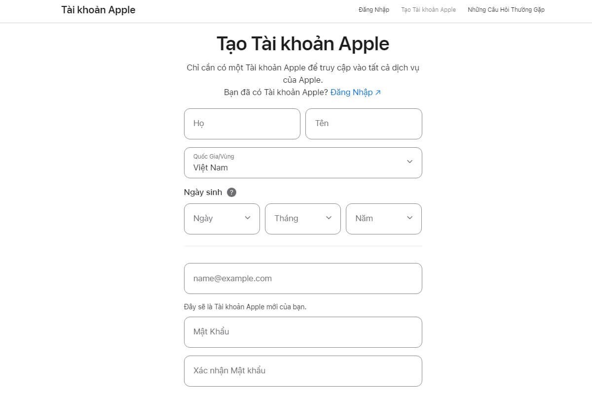 Cách tạo tài khoản iCloud cực đơn giản mà ai cũng làm được - Hình 7 Cách tạo tài khoản iCloud - Hình 7