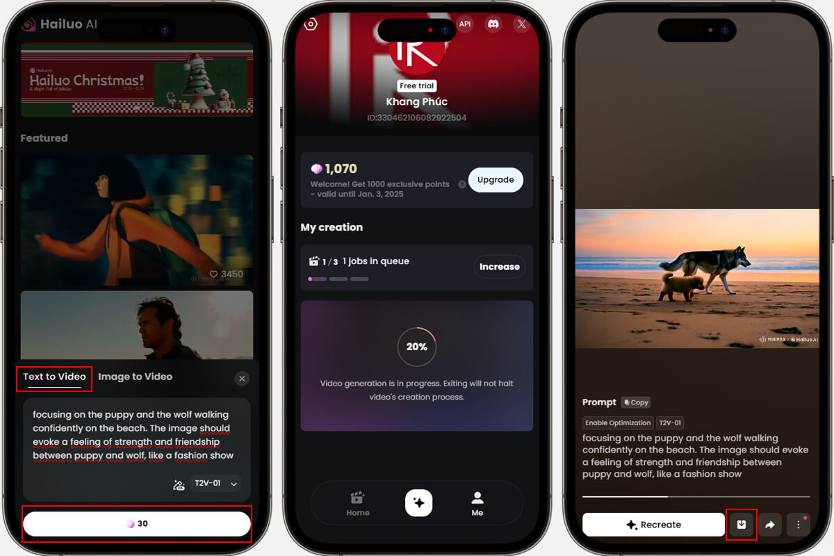 Cách chuyển văn bản thành video bằng Hailuo AI - Hình 2 Cách chuyển văn bản thành video bằng Hailuo AI - Hình 2