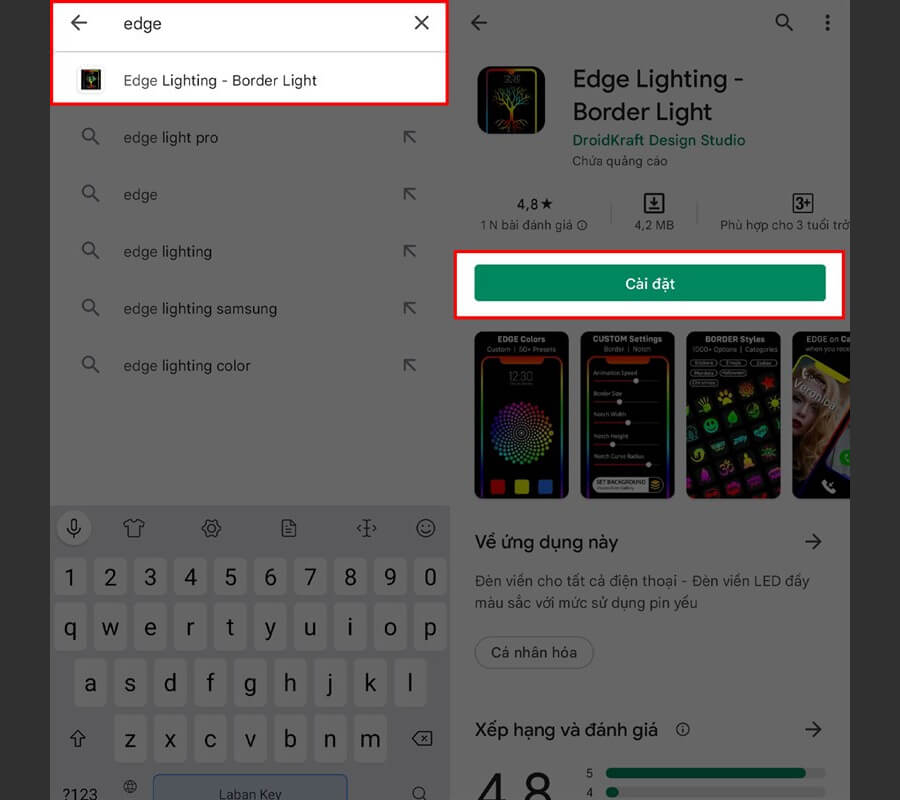 Ứng dụng Border Light Hình nền với viền điện thoại độc đáo  Link tải  free cách sử dụng