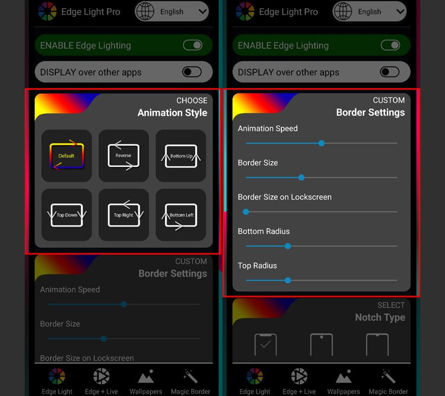 Tạo hình nền viền LED RGB nhấp nháy cho mọi máy Android  YouTube