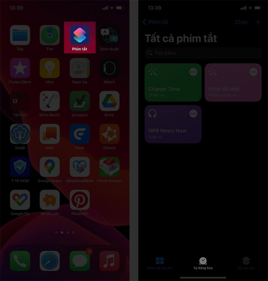 Cách tắt thông báo tự động hóa khi chạy phím tắt trên iPhone cực đơn giản - Hình 1