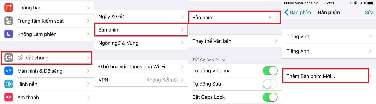 Cách thêm các biểu tượng vào bàn phím trên iPhone / iPad - Hình 1