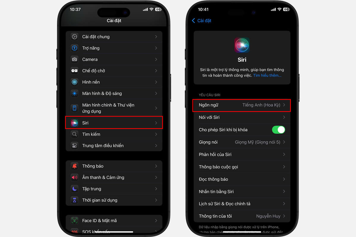 Cách thiết lập Siri tiếng Việt trên iPhone - Hình 1
