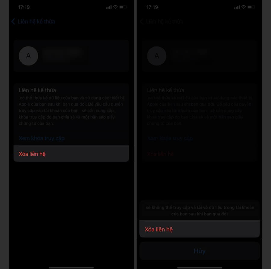 Cách thiết lập tính năng thừa kế dữ liệu (Legacy Contact) trên iPhone với iOS 15.2 - Hình 7 Cách thiết lập tính năng thừa kế dữ liệu (Legacy Contact) trên iPhone với iOS 15.2 - Hình 7