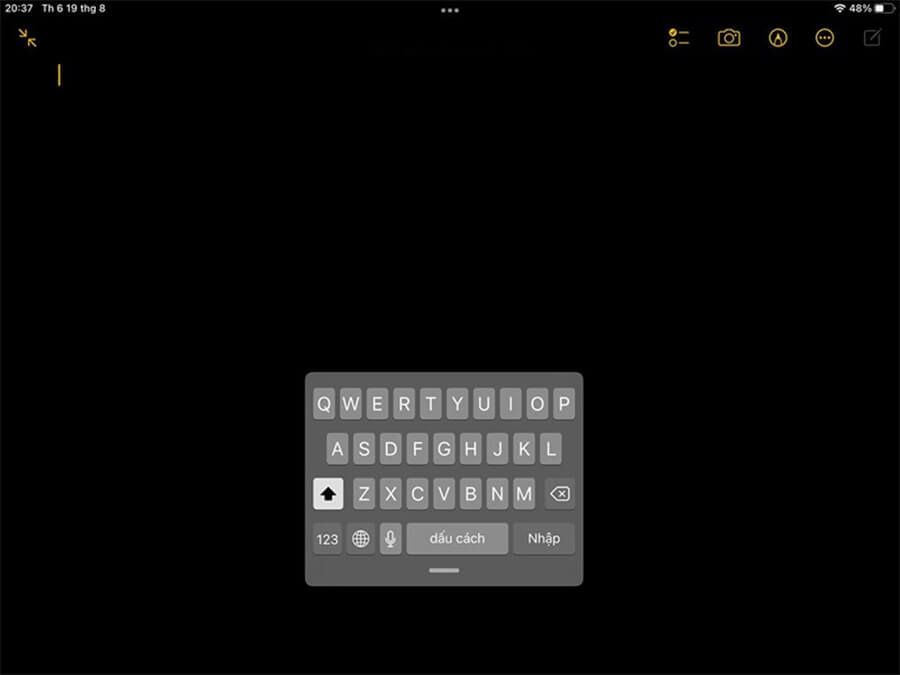 Cách thu nhỏ bàn phím trên iPad, giúp dễ dàng thao tác bằng một tay - Hình 2