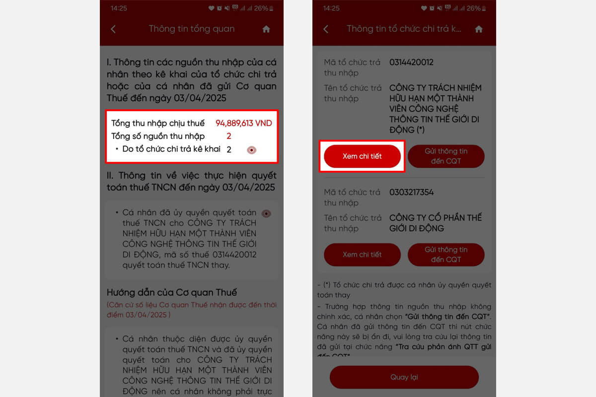 Cách tra cứu quyết toán thuế thu nhập cá nhân - Hình 4
