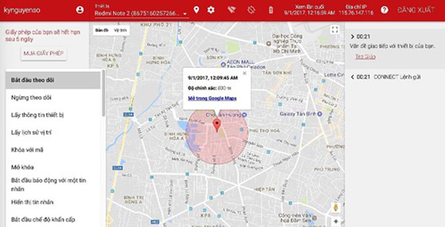Cách xác định vị trí và hình ảnh kẻ trộm điện thoại - Hình 6