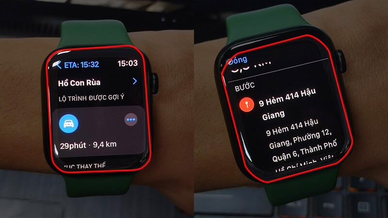 Cách xem bản đồ Google Maps trên Apple Watch mà bạn nên biết - Hình 3