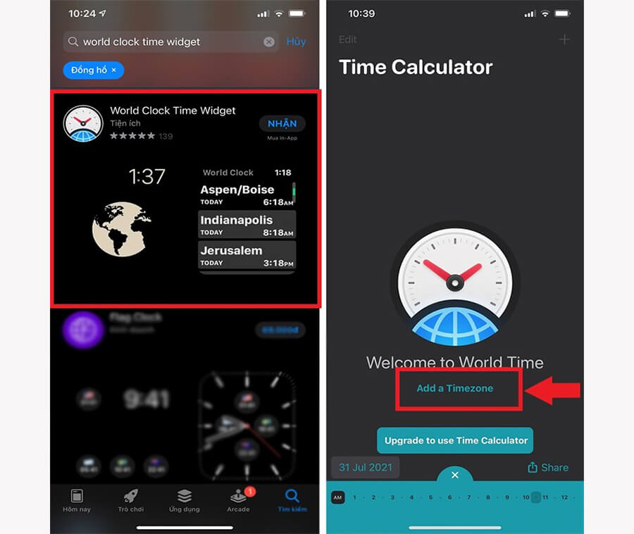 Cách xem giờ thế giới trên iPhone cực xịn sò và rất tiện lợi - Hình 1 Cách xem giờ thế giới trên iPhone cực xịn sò và rất tiện lợi - Hình 1