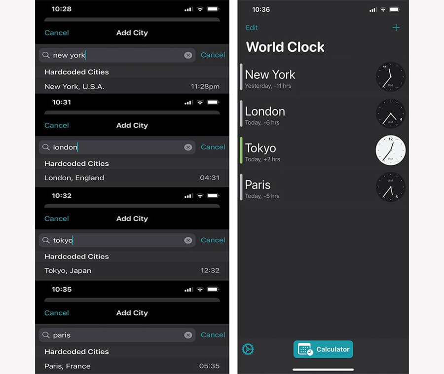 Cách xem giờ thế giới trên iPhone cực xịn sò và rất tiện lợi - Hình 2 Cách xem giờ thế giới trên iPhone cực xịn sò và rất tiện lợi - Hình 2