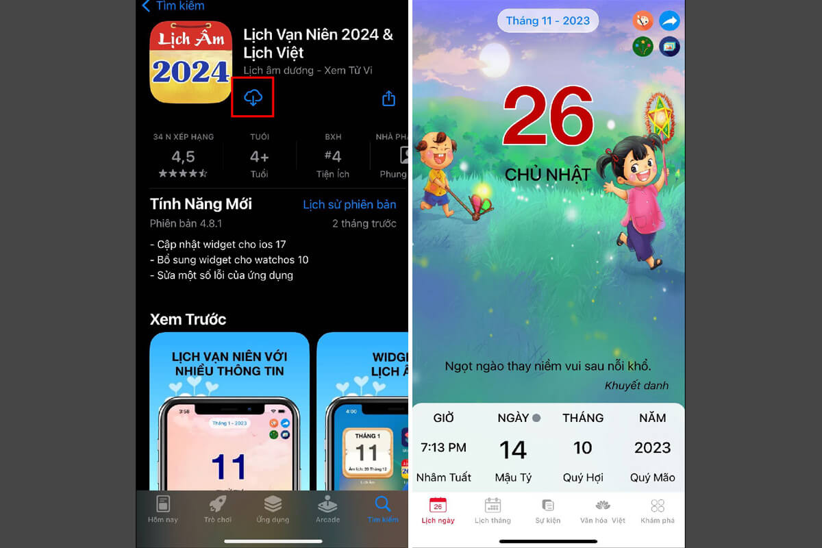 Cách xem lịch âm trên màn hình khóa iPhone chỉ với vài cái chạm - Hình 1 Cách xem lịch âm trên màn hình khóa iPhone chỉ với vài cái chạm - Hình 1